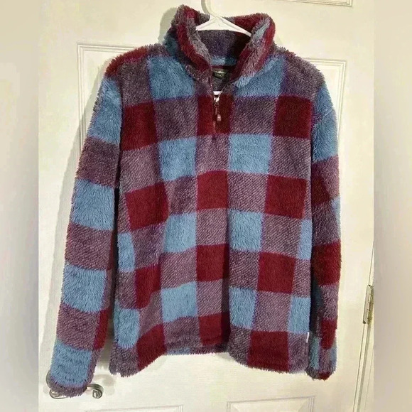 Eddie Bauer | Plush Fleece Quest Quarter Zip Harbor | Women's Small - Picture 1 of 14